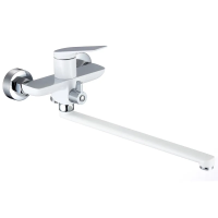 Смеситель для ванны Mixxus Premium DERBY 006 (EURO) WHITE-CHROME