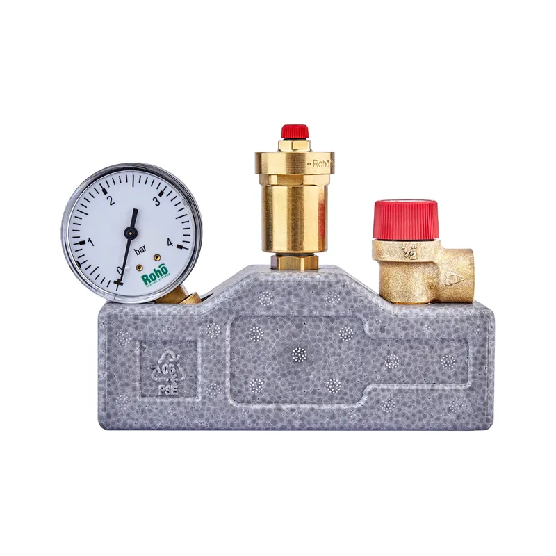 Группа безопасности котла с изоляцией Roho R2113-100 - 1" (3 бар)