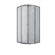 Душова кабіна без піддона Mixxus PLAIN SC01-90x90x185-TR GRAPHITE прозоре скло 4мм
