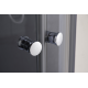 Душова кабіна без піддона Mixxus PLAIN SC01-90x90x185-TR GRAPHITE прозоре скло 4мм