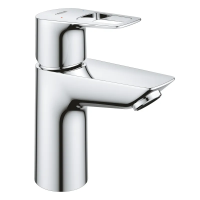 Однорычажный смеситель для раковины S-Size Grohe BauLoop New с нажимным донным клапаном