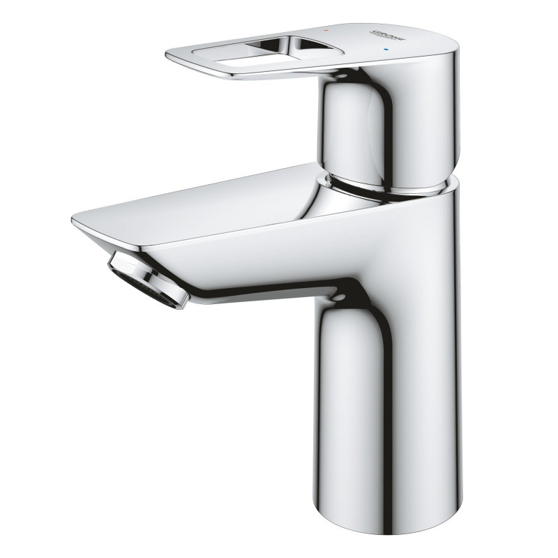Однорычажный смеситель для раковины S-Size Grohe BauLoop New с нажимным донным клапаном