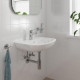 Однорычажный смеситель для раковины S-Size Grohe BauLoop New с нажимным донным клапаном