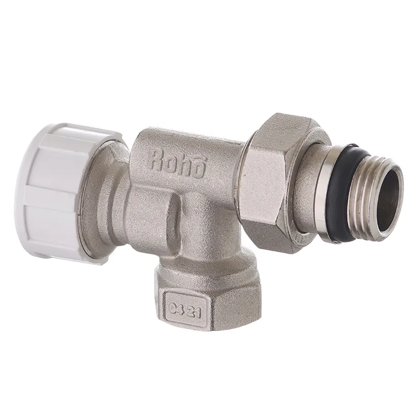 Кран радиаторный термостатический Roho R5171-050 - 1/2" (М30х1,5) осевой (антипротечка)