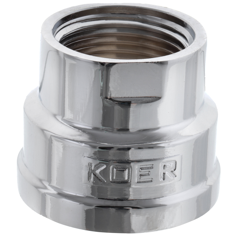 Муфта редукционная 1"х1-1/4" (хром) Koer KF.C1012.chr