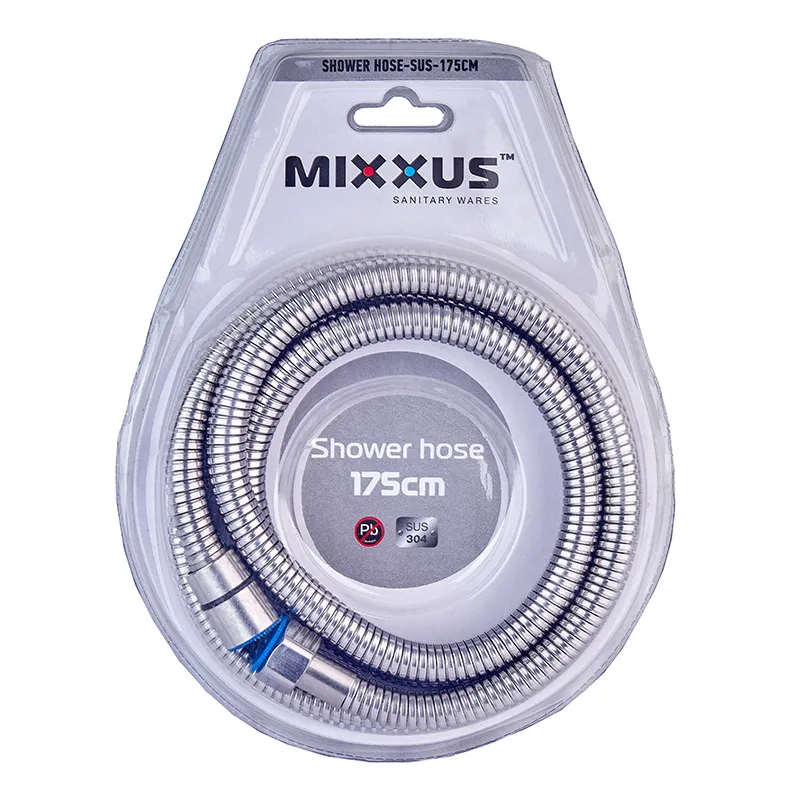 Шланг для душа Mixxus Shower hose-SUS-175cm из нерж. стали SUS304