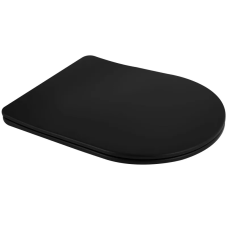 Сидение-крышка для унитаза Mixxus Premium SEAT COVER ELLIPSE-BEVEL-2001 BLACK с микролифтом 463х361