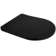 Сидение-крышка для унитаза Mixxus Premium SEAT COVER ELLIPSE-BEVEL-2001 BLACK с микролифтом 463х361