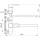 Смеситель для ванны Zerix JLB 279