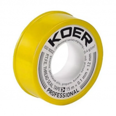 ФУМ стрічка для газу Koer ST-02 15M*0.1mm*12mm