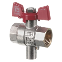 Кран ГГБ для подключения датчика температуры Koer KR.230 - 1/2"