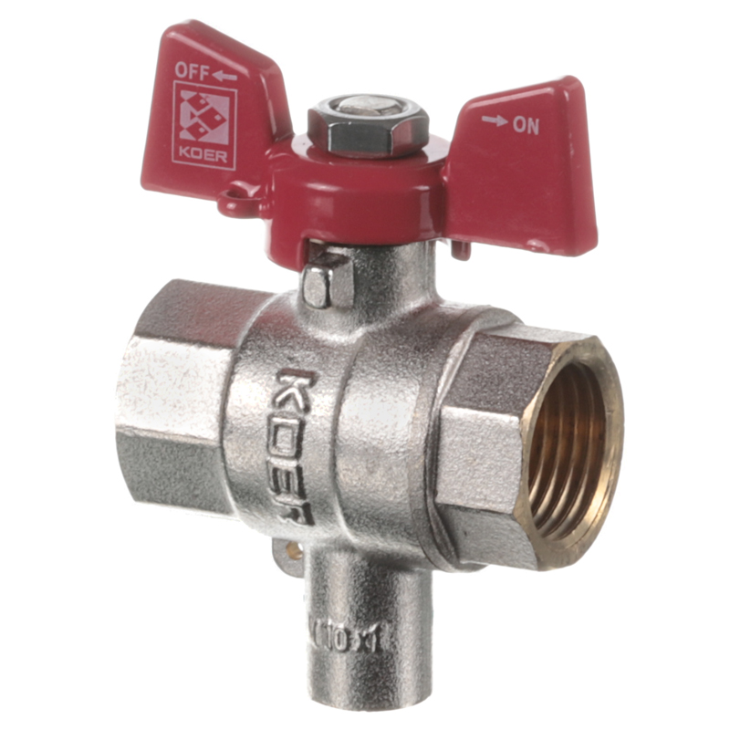 Кран ГГБ для подключения датчика температуры Koer KR.230 - 1/2"