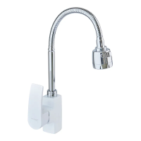 Смеситель для кухни Mixxus Magnum 011 (Nut) White-Chrome Refl