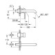 Смеситель для раковины скрытого монтажа Grohe Essence M-Size