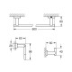 Набор аксессуаров 3 в 1 Grohe Essentials Cube New