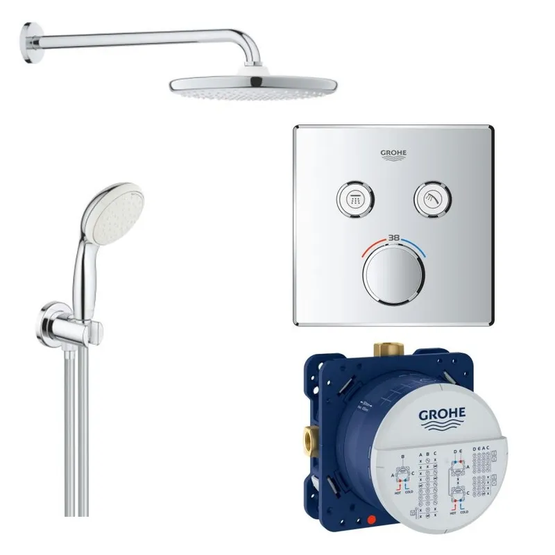 Душевой комплект Grohe Grohtherm SmartControl из New Tempesta 250