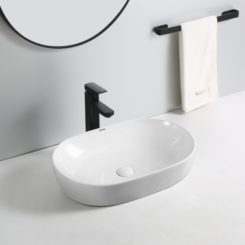 Раковина накладная MIXXUS PREMIUM ELLIPSE-0105 600х400х150mm