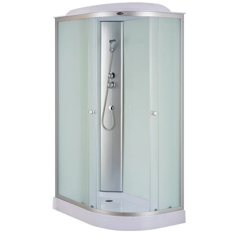 Бокс душевой без гидромассажа Mixxus WAVE SB02-120x80x215-L-FB SATIN с низким поддоном