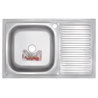 Мойка кухонная Zerix Z8050L-06-160MD (micro decor)