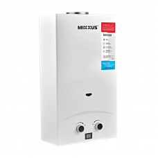 Газова колонка Mixxus GWH-0112 BASIC WHITE димохідна 12 л/хв