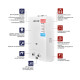 Газова колонка Mixxus GWH-0112 BASIC WHITE димохідна 12 л/хв
