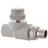 Кран термостатический прямой PPR 20x1/2 Koer K0151.PRO