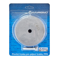 Насадка плоская для паяльника Europroduct EP.WS063 PPR труб 63mm
