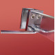 Душова перегородка Koer SR SP01-120x200-TR-01 Walk-In прозоре скло Easy Clean 8мм, хром (KR53)