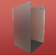 Душова перегородка Koer SR SP01-120x200-TR-01 Walk-In прозоре скло Easy Clean 8мм, хром (KR53)