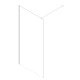 Душова перегородка Koer SR SP01-120x200-TR-01 Walk-In прозоре скло Easy Clean 8мм, хром (KR53)