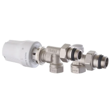 Комплект для підключення радіатора Roho R5171-050K - 1/2" осьовий (антипротікання)