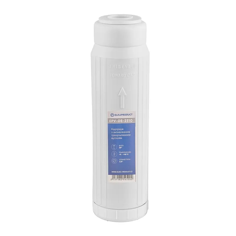 Картридж с активированным гранулированным углем Europroduct EPV-08-2510 2,5"х10"