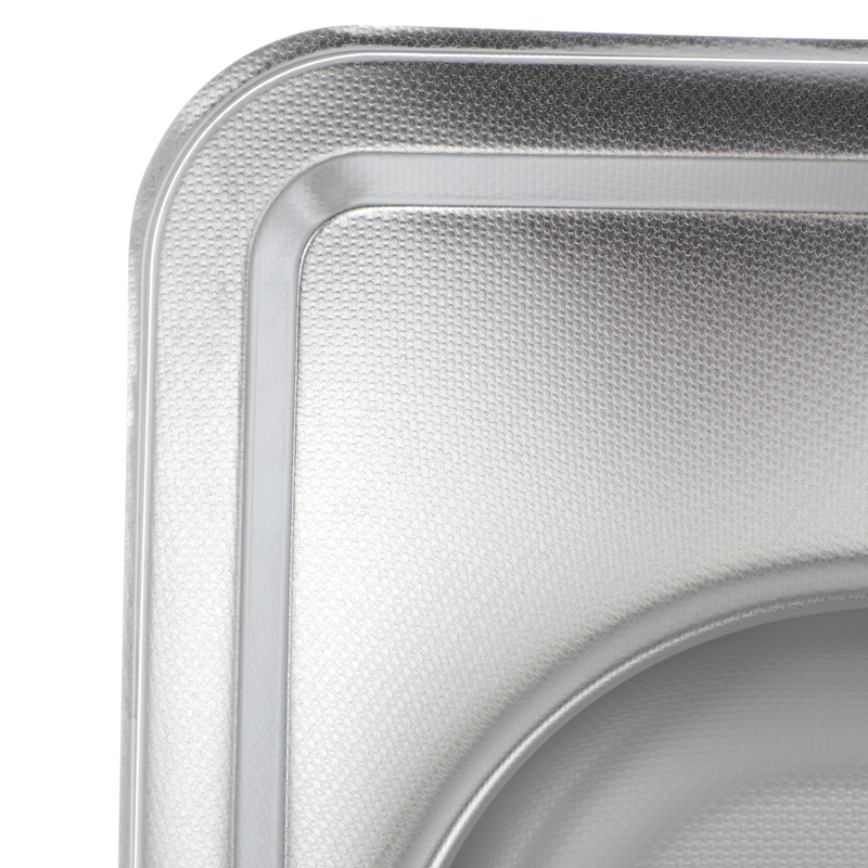 Мойка кухонная Zerix Z4848-06-160D (decor)