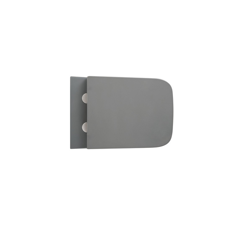 Унитаз подвесной Mixxus Premium QUADRO-0305-R GRAY 510x350x345mm система смыва RIMLESS