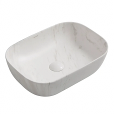 Раковина накладна Mixxus Premium DIVERSE-0112 MARBLE 455х325х135мм