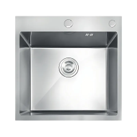 Мойка из нержавеющей стали MIXXUS MH5050 DECOR NANO-SILVER (3.0/0.8) цвет нержавейка