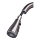 Смеситель для кухни с выдвижной лейкой Zerix PUL-014 Graphite из нерж. ст. SUS304 (цвет графит) (ZX