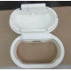 Мусорное ведро сенсорное овальное Mixxus Premium Topper-TC0112 White 12л цвет белый