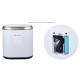 Мусорное ведро сенсорное овальное Mixxus Premium Topper-TC0112 White 12л цвет белый
