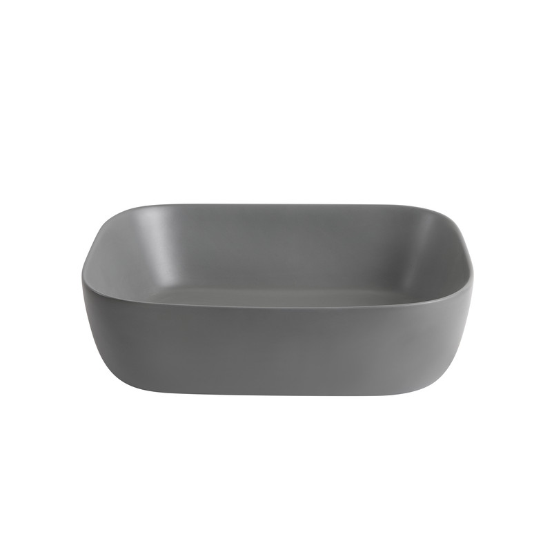 Раковина накладная Mixxus Premium DIVERSE-0116 GRAY 455x330x135mm