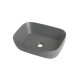 Раковина накладная Mixxus Premium DIVERSE-0116 GRAY 455x330x135mm