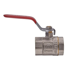 Кран шаровой ГГР Waterpro WP602-25FFL - 1" FFL ручка "рычаг" красная