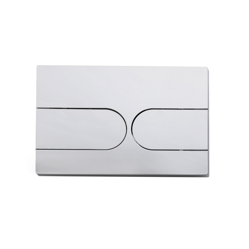 Панель смыва Koer KT-0604-01 240x160x10mm пластиковая, закругленная кнопка