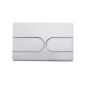 Панель смыва Koer KT-0604-01 240x160x10mm пластиковая, закругленная кнопка