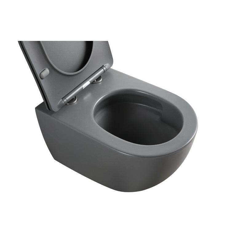 Унитаз подвесной Mixxus Premium ELLIPSE-0309-T1 GRAY 530x360x350mm система смыва TORNADO 1.0 (MP665