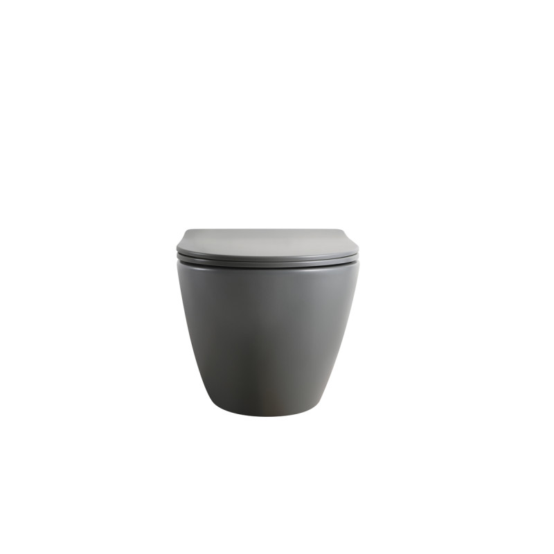 Унитаз подвесной Mixxus Premium ELLIPSE-0309-T1 GRAY 530x360x350mm система смыва TORNADO 1.0 (MP665