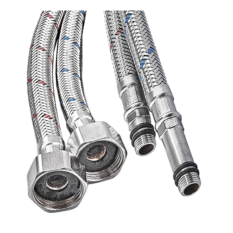 Гибкая подводка Champion FH-01-F1/2"xM10-100 нержавейка (пара)