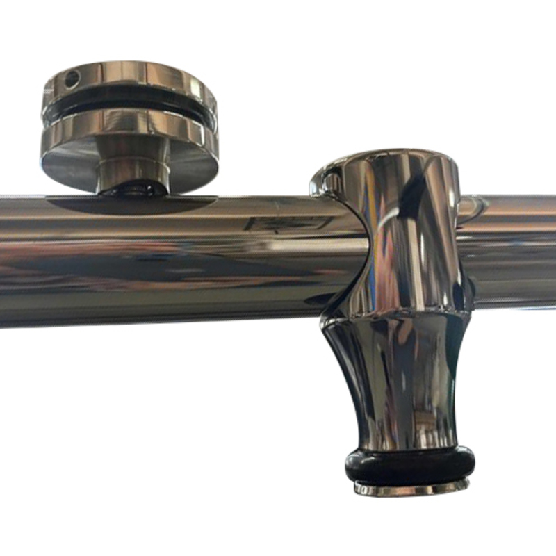 Дверь в нишу Koer SR SD06-140x220-TR-01 прозрачное стекло Easy Clean 8мм, хром