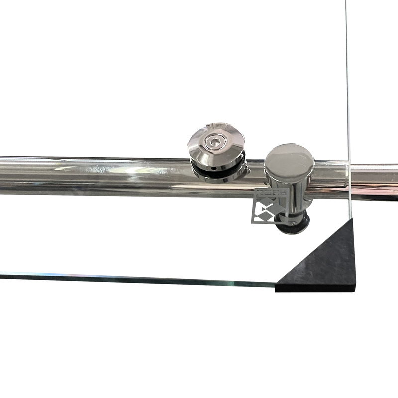 Дверь в нишу Koer SR SD06-140x220-TR-01 прозрачное стекло Easy Clean 8мм, хром