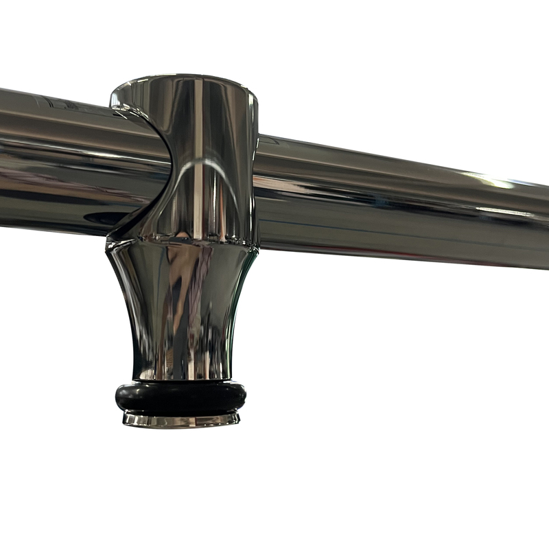 Дверь в нишу Koer SR SD06-140x220-TR-01 прозрачное стекло Easy Clean 8мм, хром